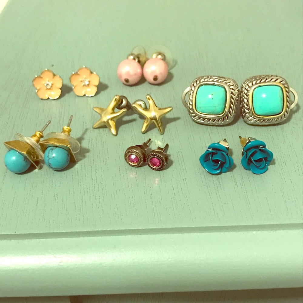 Earrings - 7 pairs